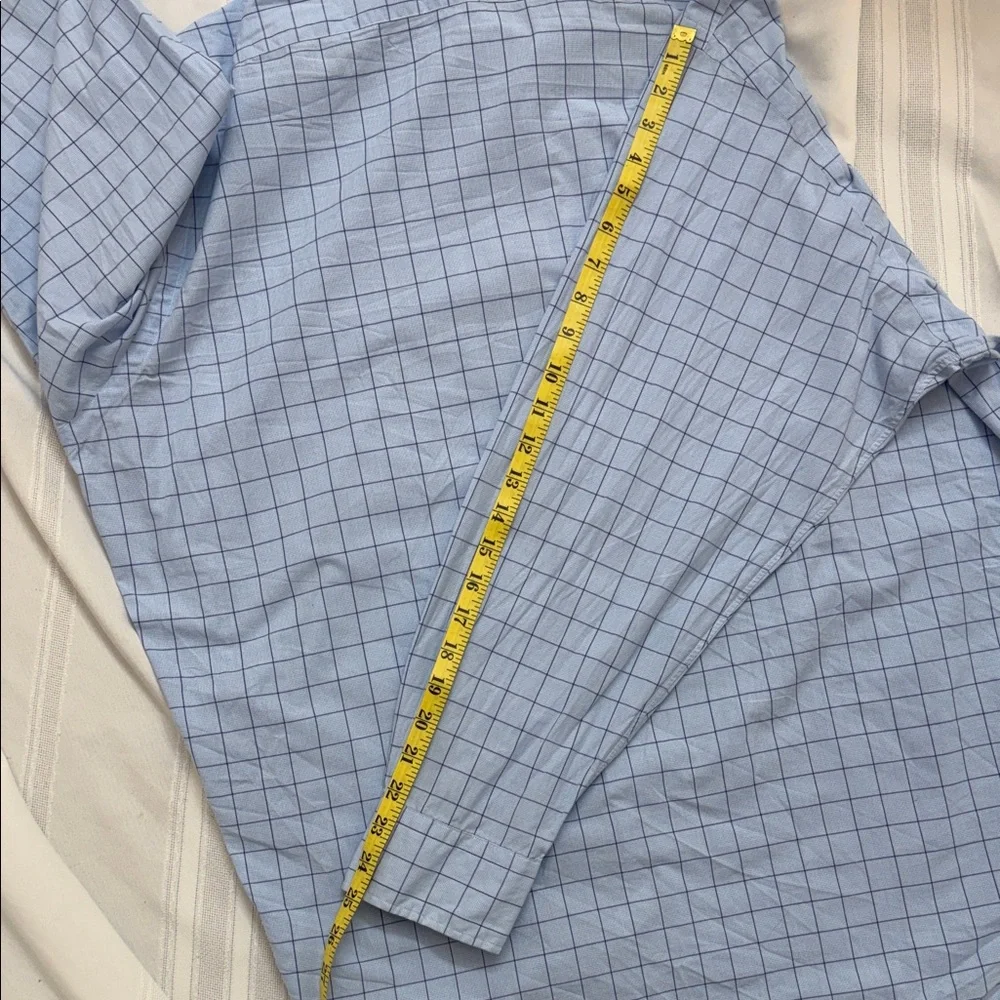 Polo‎ by Ralph Lauren Men's Light Blue Plaid Shirt